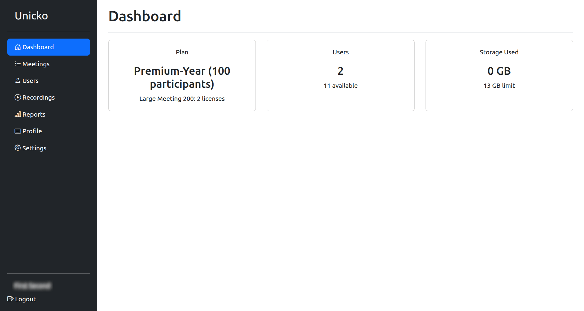 Dashboard