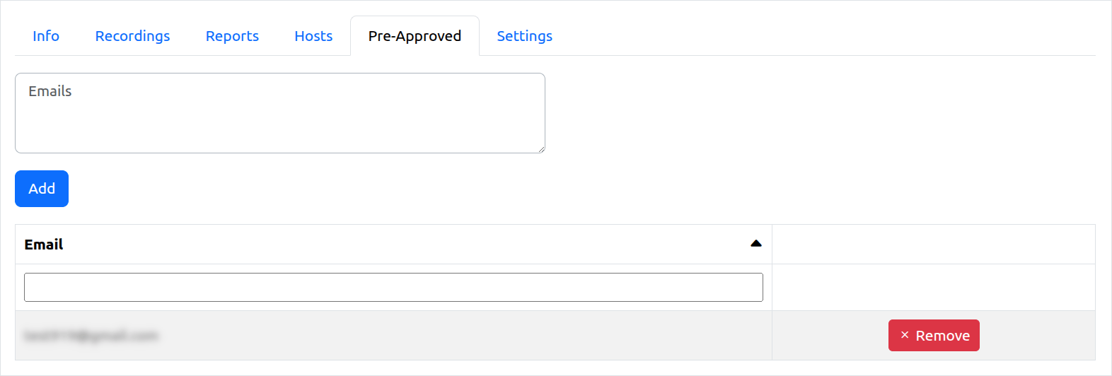 Meeting Preapproved