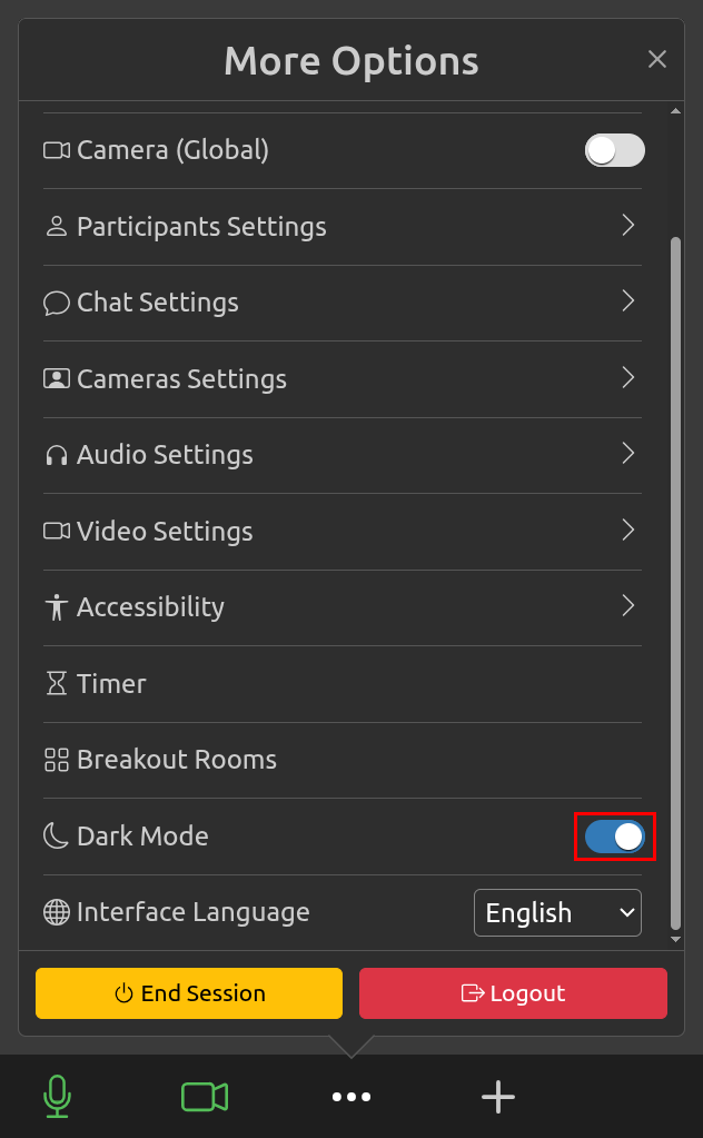 Dark Mode