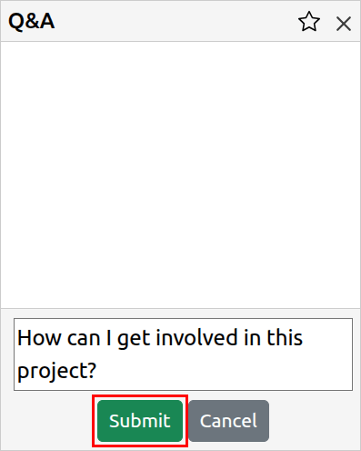 Q&A Submit Question