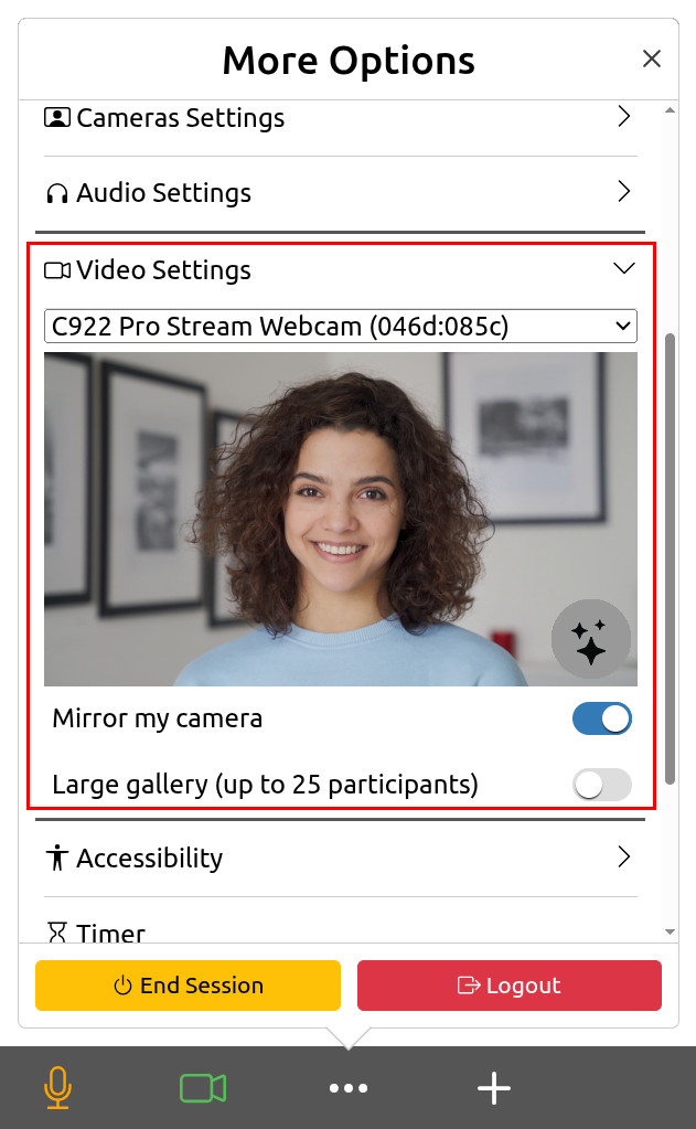 Video Settings