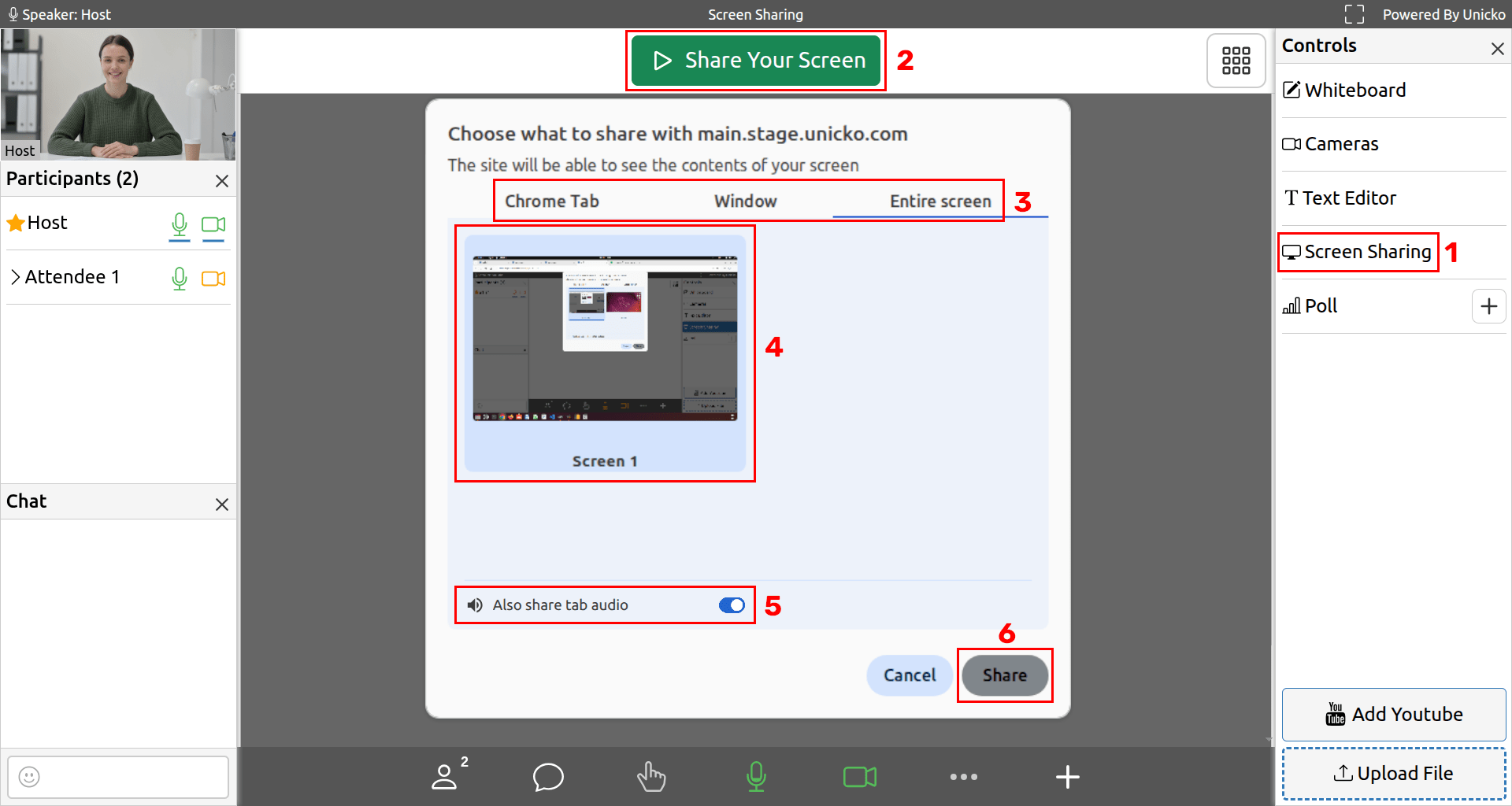 Screen Sharing