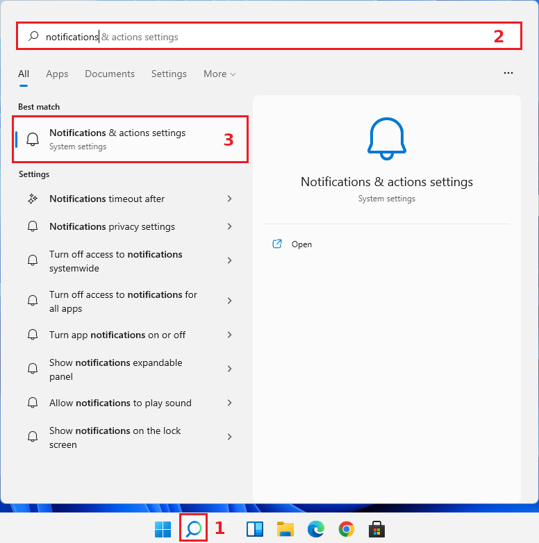 windows11 notifications