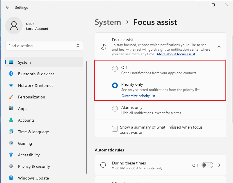 windows notifications