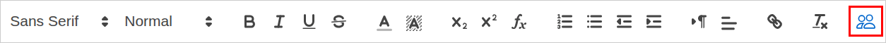 Toolbar Collaborative Editor