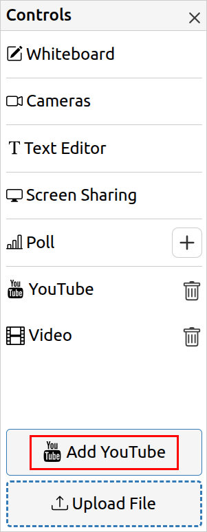 Add YouTube