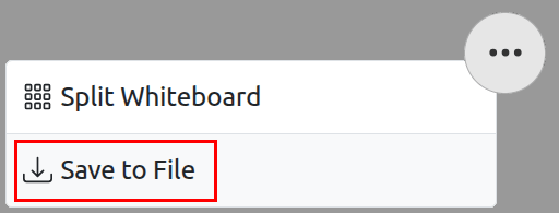 Split Whiteboard Save