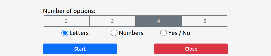 Start Instant Poll