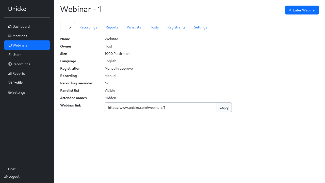 enter webinar